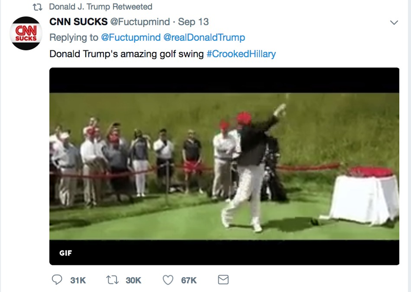 (Screenshot: Donald J. Trump Twitter)